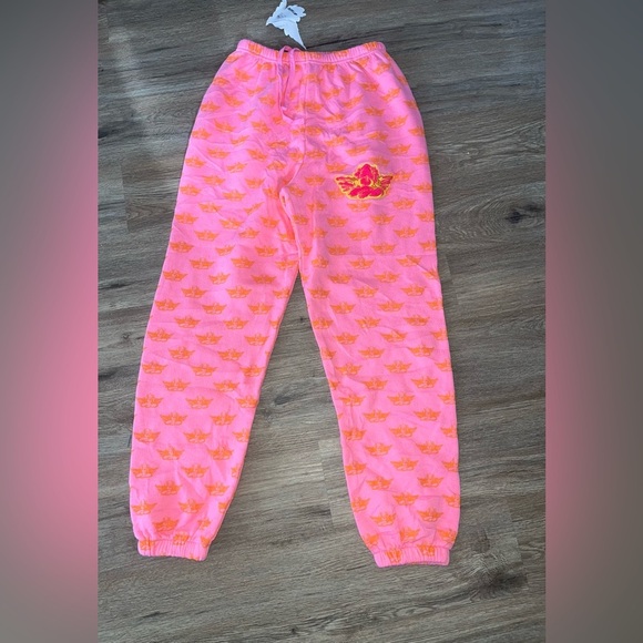 NWT Boys Lie -Not Your Pupper Kimmy Pant In Pink - Picture 1 of 4